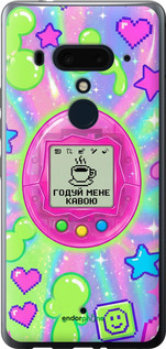 Силиконовый чехол 'Y2K Aesthetic Retro Pet: Годуй мене кавою' для HTC U12 Plus изображение 3