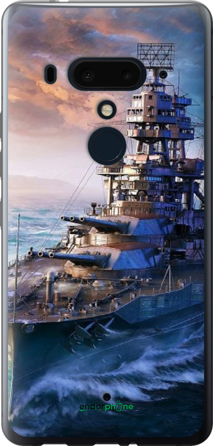 Силіконовий чехол Військовий корабель, world of tanks, wargaming для HTC U12 Plus - 6461u-1712 изображение 