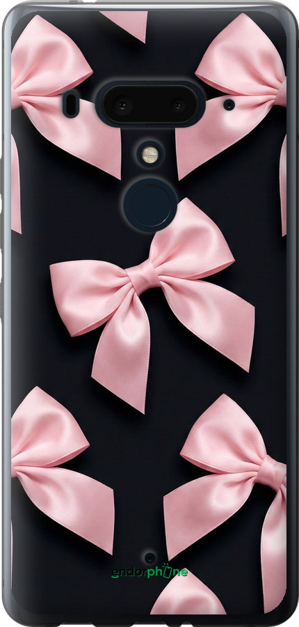 Силіконовий чехол Coquette Ribbons Dark Coquette для HTC U12 Plus - 6767u-1712 изображение 