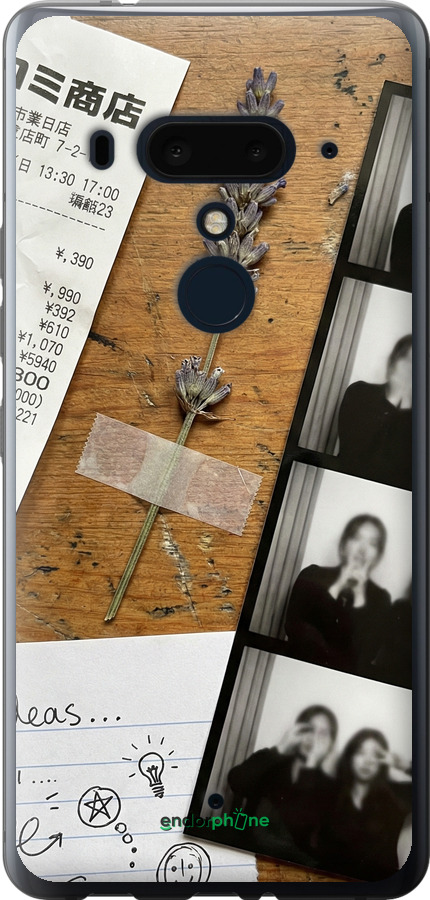 Силиконовый чехол Aesthetic Scrapbook Collage для HTC U12 Plus - 6773u-1712 изображение 