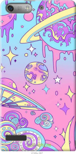 Силіконовий чехол Рожева галактика для Huawei Ascend G6 - 4146u-367 изображение 