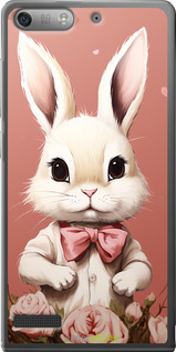 Силиконовый чехол Зайчик для Huawei Ascend G6 - 5669u-367 изображение 