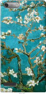 Силиконовый чехол Винсент Ван Гог. Сакура для Huawei Ascend G6 - 841u-367 изображение 