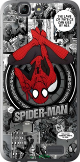 Силиконовый чехол Человек паук для Huawei Ascend G7 - 6279u-147 изображение 