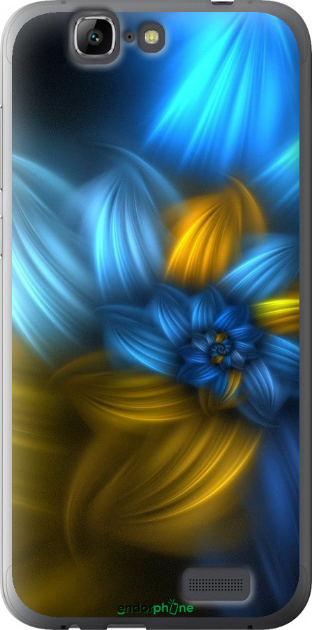 

Силіконовий чохол "Візерунок 46" для Huawei Ascend G7, Синій