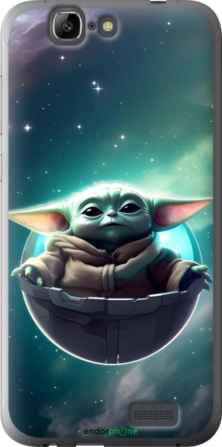Силиконовый чехол Малышь йода для Huawei Ascend G7 - 6294u-147 изображение 