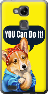 Силиконовый чехол чехол с корги You Can Do It для Huawei Ascend Mate 7 - 6184u-140 изображение 