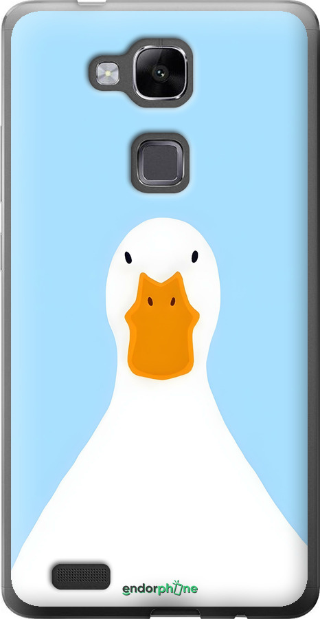Силиконовый чехол Гусь для Huawei Ascend Mate 7 - 6350u-140 изображение 