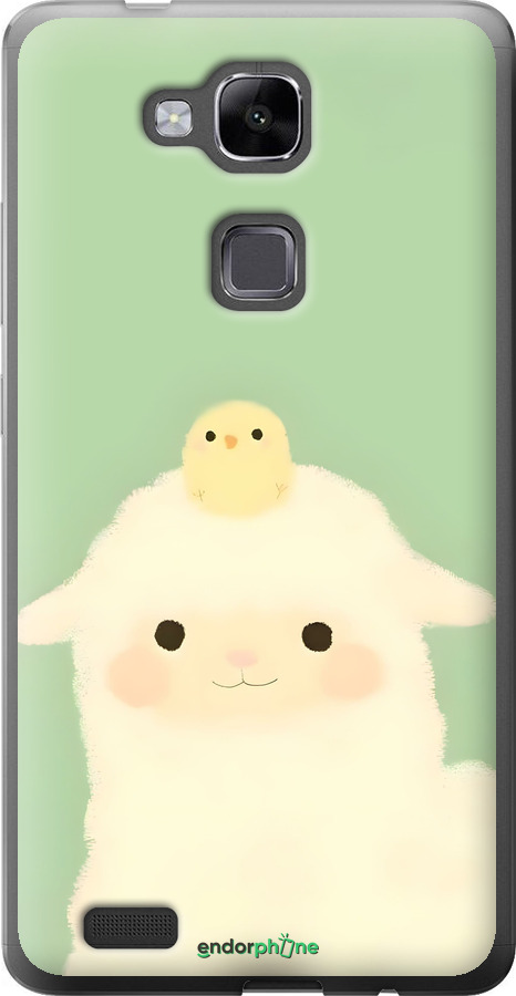 Силіконовий чехол Барашек и ципленок для Huawei Ascend Mate 7 - 6369u-140 изображение 