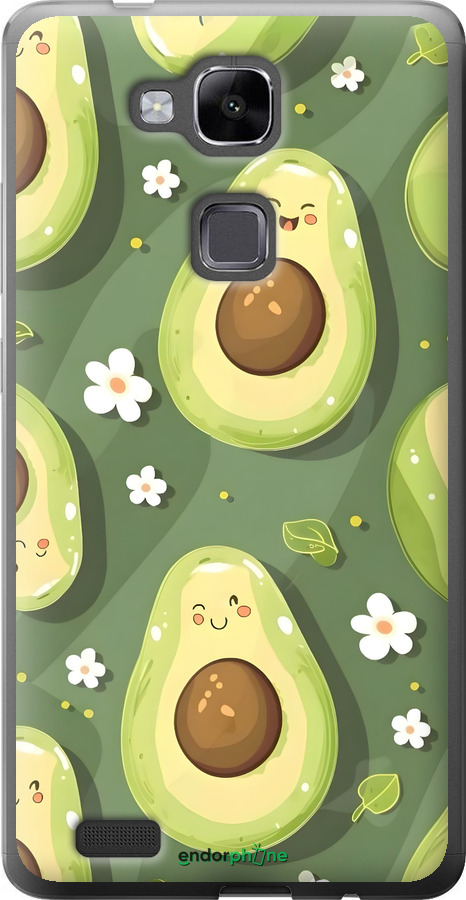 Силіконовий чехол Авокадо для Huawei Ascend Mate 7 - 6380u-140 изображение 