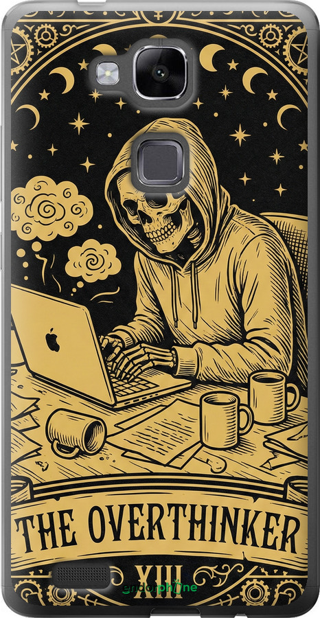 Силиконовый чехол The Overthinker для Huawei Ascend Mate 7 - 6774u-140 изображение 
