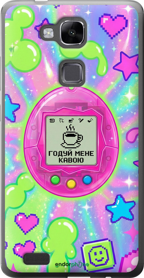 Силіконовий чехол Y2K Aesthetic Retro Pet: Годуй мене кавою для Huawei Ascend Mate 7 - 6784u-140 изображение 