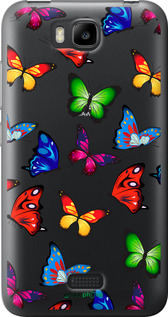 Силіконовий чехол Барвисті метелики для Huawei Ascend Y5C - 4761u-146 изображение 