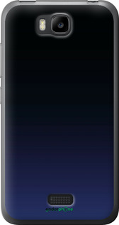 Силиконовый чехол Градиент в тёмно - синем стиле для Huawei Ascend Y5C - 6542u-146 изображение 