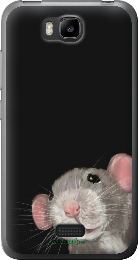 Силиконовый чехол The Peeking Rat для Huawei Ascend Y5C - 6442u-146 изображение 