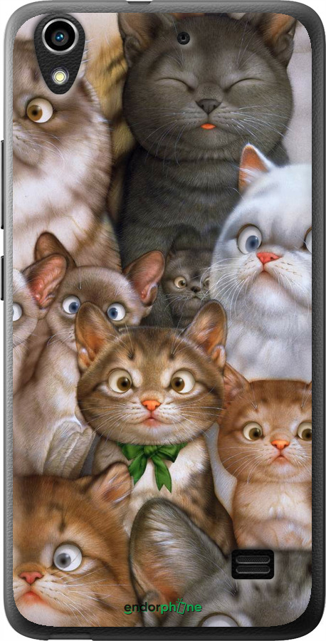 

Силіконовий чохол "Коти" для Huawei G620S