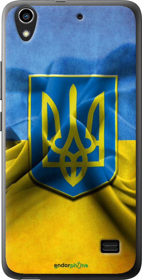 

Силіконовий чохол "Прапор та герб України" для Huawei Honor 4 Play, Блакитний