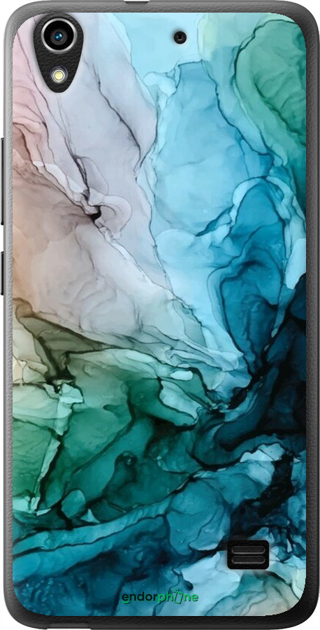 Силиконовый чехол С красочной абстрактной картиной Соленые берега для Huawei Honor 4 Play - 6405u-213 изображение 