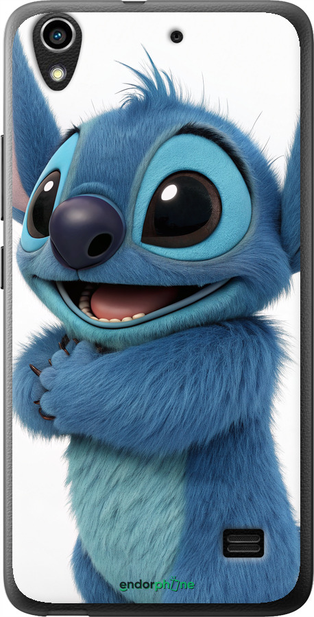 Силиконовый чехол Стич 1 для Huawei G620S - 6686u-328 изображение 