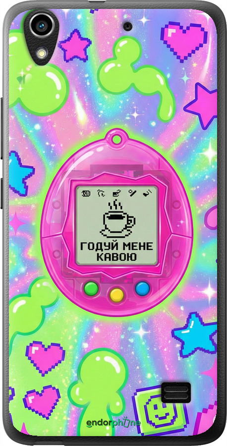 Силиконовый чехол Y2K Aesthetic Retro Pet: Годуй мене кавою для Huawei Honor 4 Play - 6784u-213 изображение 
