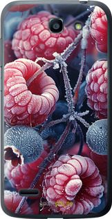 Силиконовый чехол Морозные ягоды для Huawei G730 - 6033u-369 изображение 