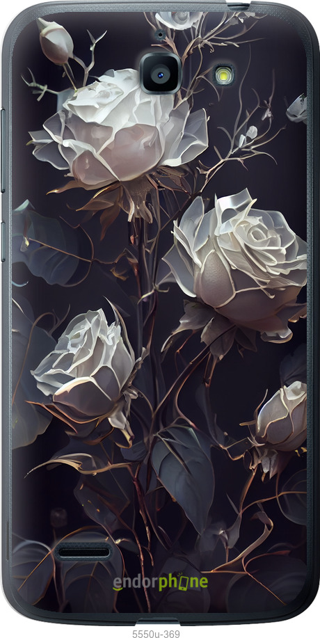 Силиконовый чехол Розы 2 для Huawei G730 - 5550u-369 изображение 