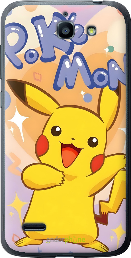Силіконовий чехол Пикачу для Huawei G730 - 6383u-369 изображение 