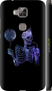 3D пластиковый матовый чехол Скелетное искусство для Huawei G7 Plus - 6536m-952 изображение 