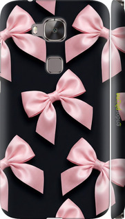 3D пластиковый матовый чехол 'Coquette Ribbons Dark Coquette' для Huawei G7 Plus изображение 2