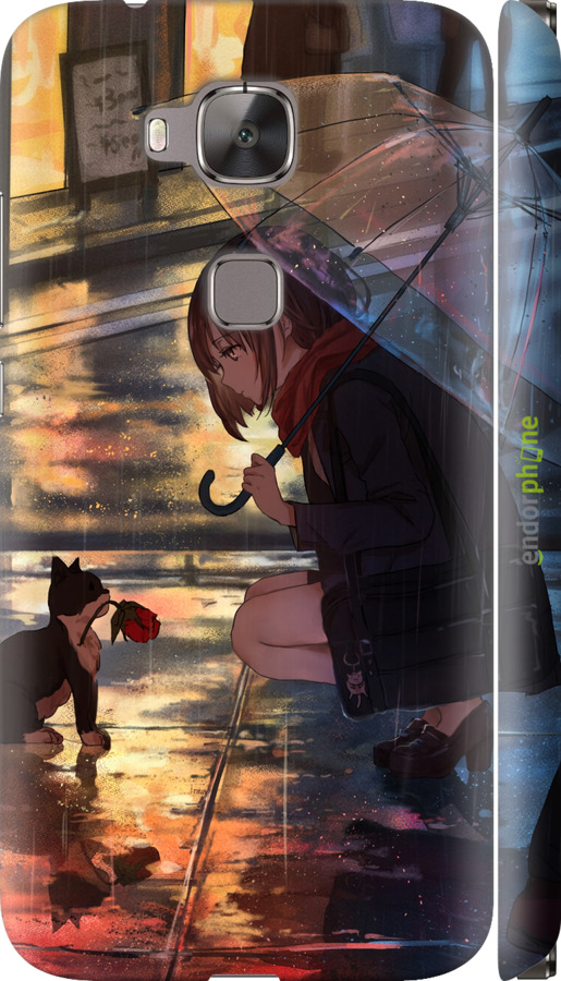 3D пластиковый матовый чехол Anime для Huawei G8 - 6609m-493 изображение 