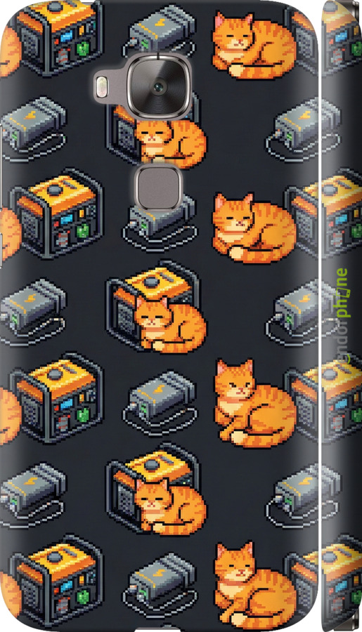 3D пластиковый матовый чехол Autonomous Zone для Huawei G7 Plus - 6771m-952 изображение 