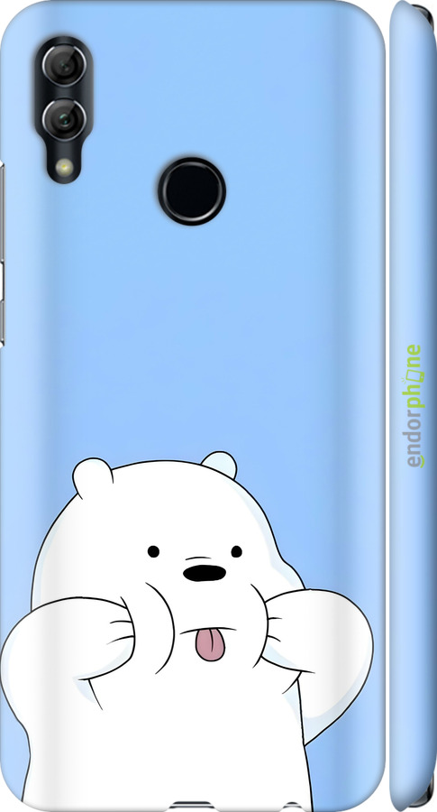 3D пластиковий матовий чехол Милий ведмедик для Huawei Honor 10 Lite - 6357m-1618 изображение 