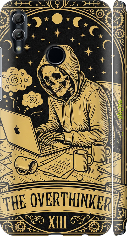 3D пластиковый матовый чехол The Overthinker для Huawei Honor 10 Lite - 6774m-1618 изображение 