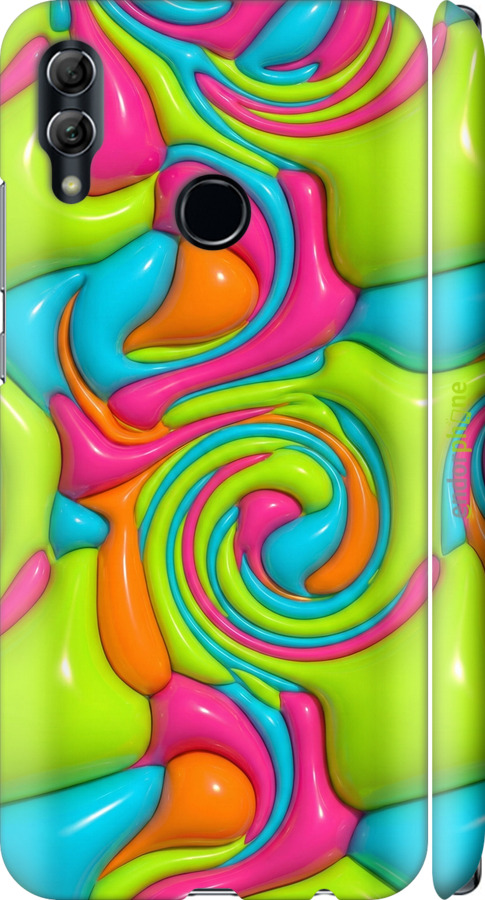 3D пластиковий матовий чехол Y2K Jelly Dream для Huawei Honor 10 Lite - 6780m-1618 изображение 