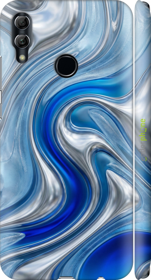 3D пластиковий матовий чехол Liquid Chrome для Huawei Honor 10 Lite - 6781m-1618 изображение 