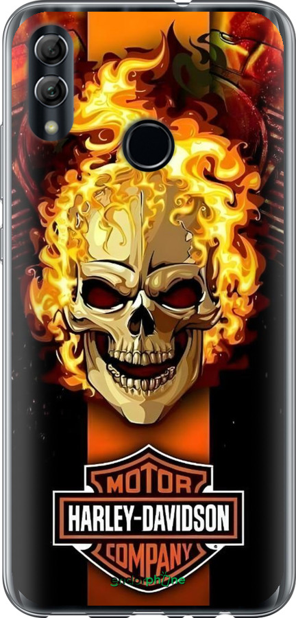 2D пластиковый чехол Харлей девидсон для Huawei Honor 10 Lite - 6370t-1618 изображение 