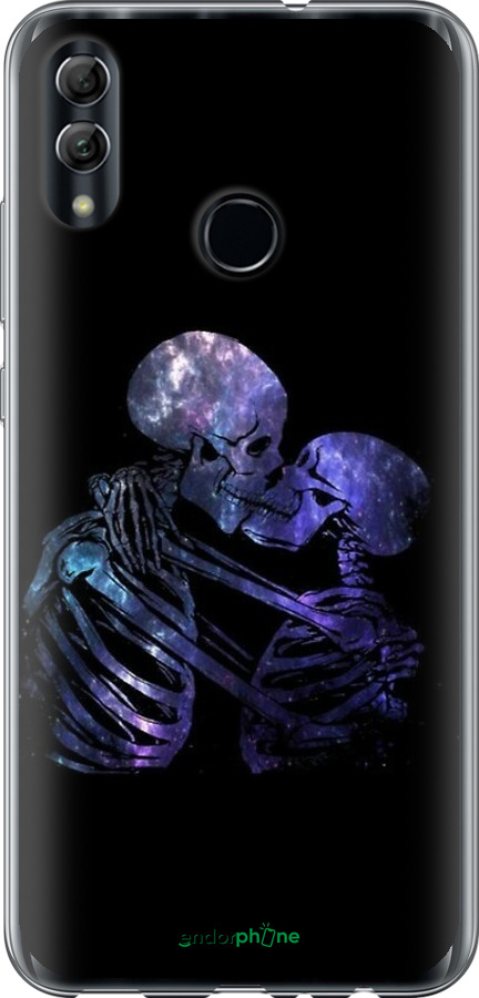 2D пластиковый чехол С изображением скелета для Huawei Honor 10 Lite - 6537t-1618 изображение 