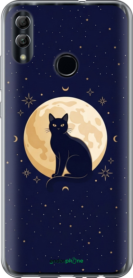 2D пластиковий чехол Cute Cat Celestial/Witchy для Huawei Honor 10 Lite - 6787t-1618 изображение 