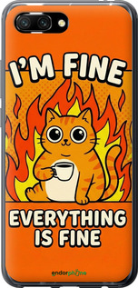 Силиконовый чехол Funny Cat для Huawei Honor 10 - 6786u-1496 изображение 