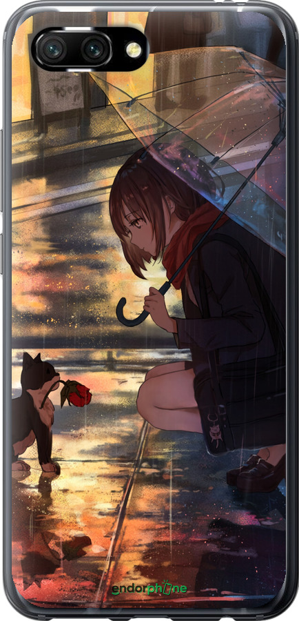 Силиконовый чехол Anime для Huawei Honor 10 - 6609u-1496 изображение 