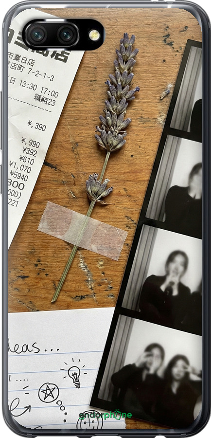 Силиконовый чехол Aesthetic Scrapbook Collage для Huawei Honor 10 - 6773u-1496 изображение 