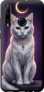 TPU чехол Mystic White Cat Gothic Dark Purple Gold для Huawei Honor 10i - 6805b-1673 изображение 