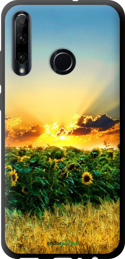 

TPU чорний чохол "Україна" для Huawei Honor 10i
