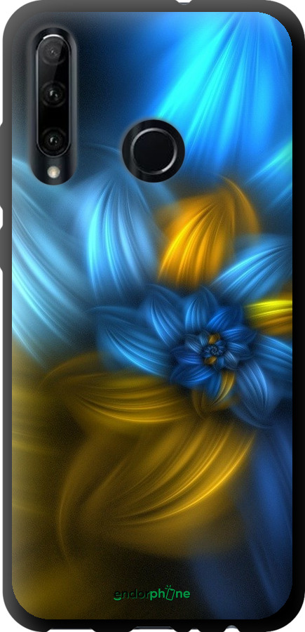 

TPU чорний чохол "Візерунок 46" для Huawei Honor 10i, Синій