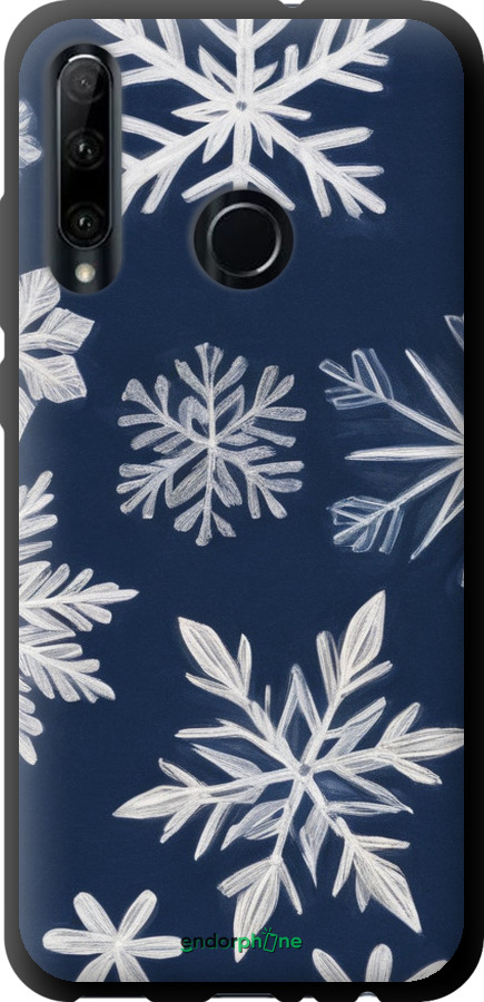 TPU чехол Сніжинки для Huawei Honor 20 Lite - 5821b-1832 изображение 