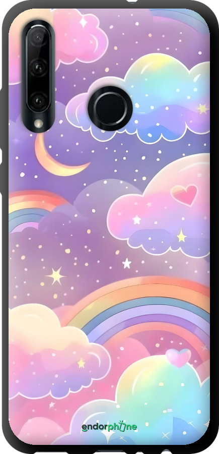 TPU чехол Хмари та веселка для Huawei Honor 10i - 6312b-1673 изображение 