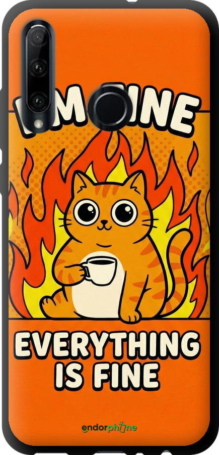 TPU чехол Funny Cat для Huawei Honor 20 Lite - 6786b-1832 изображение 