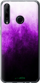 Силиконовый чехол Абстрактная композиция в фиолетовых тонах для Huawei Honor 20 Lite - 6478u-1832 изображение 