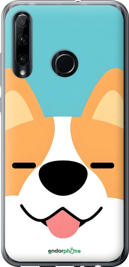 Силиконовый чехол Корги для Huawei Honor 20 Lite - 6280u-1832 изображение 