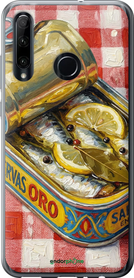 Силиконовый чехол Vintage Sardine Tin Phone для Huawei Honor 10i - 6772u-1673 изображение 